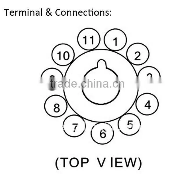 PL11 11 PinS Din Rail Mount round relay Base for MK-3P/JTX-3Z Power Relay