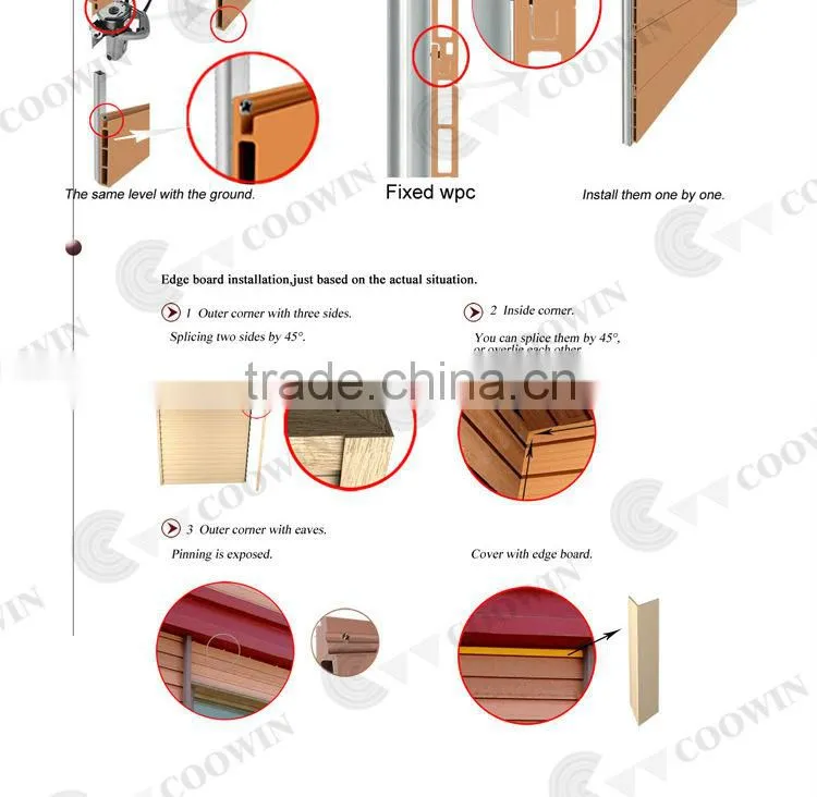 Waterproof Natural Wood WPC Facade