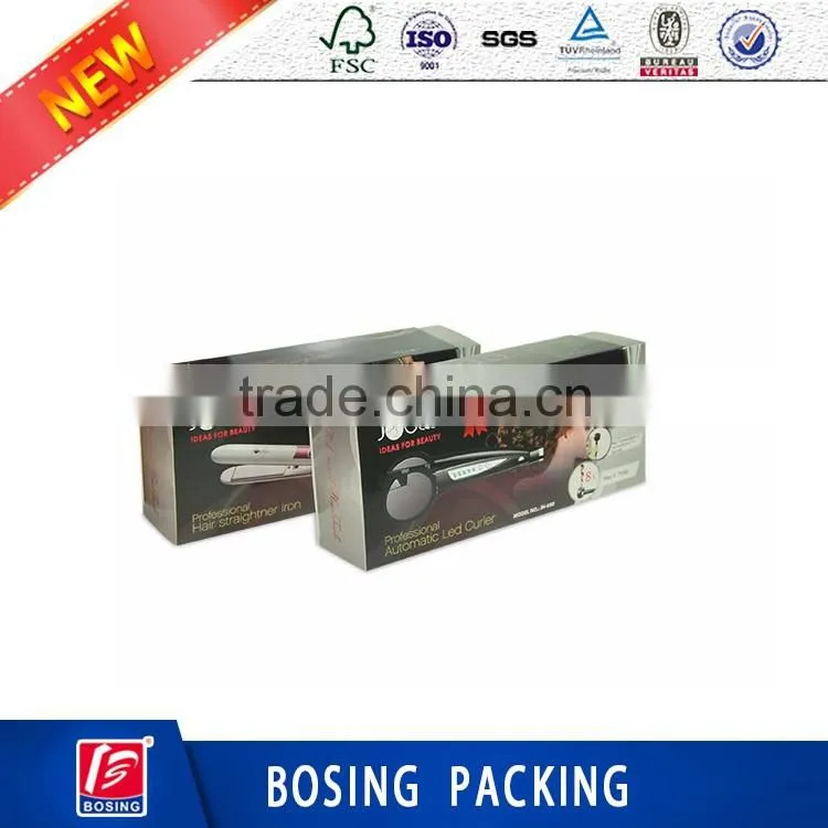 2016 new style hair curler paper box packaging box