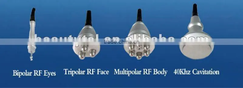4 in 1 mini portable ultrasound cavitation machine with 5MHZ RF and Laser