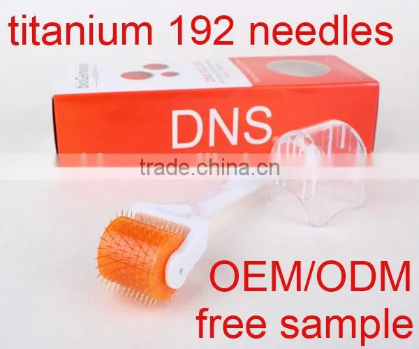 192 titanium needles derma medical roller treatment