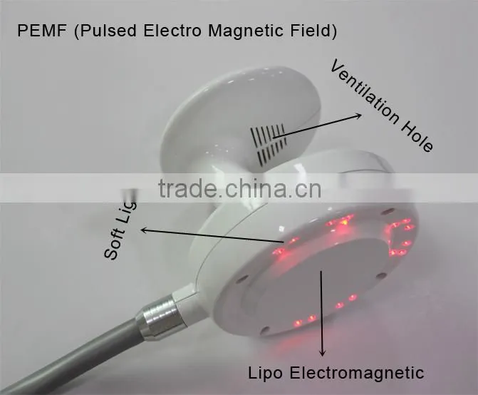 2014 Cyclone RF Bipolar RF&Vacuum Fast Slimming Equipment - PEMF Shape