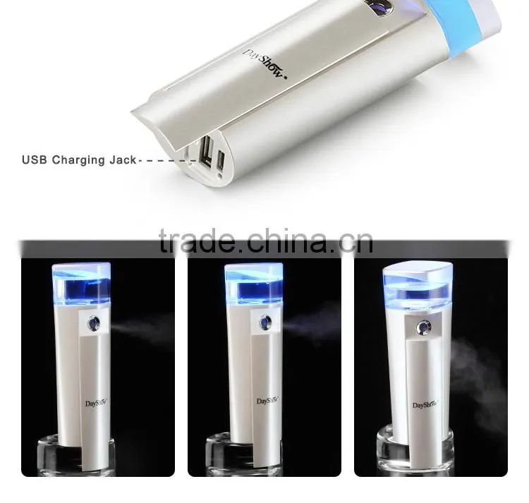 Handy mist rechargeable nano professional facial steamer