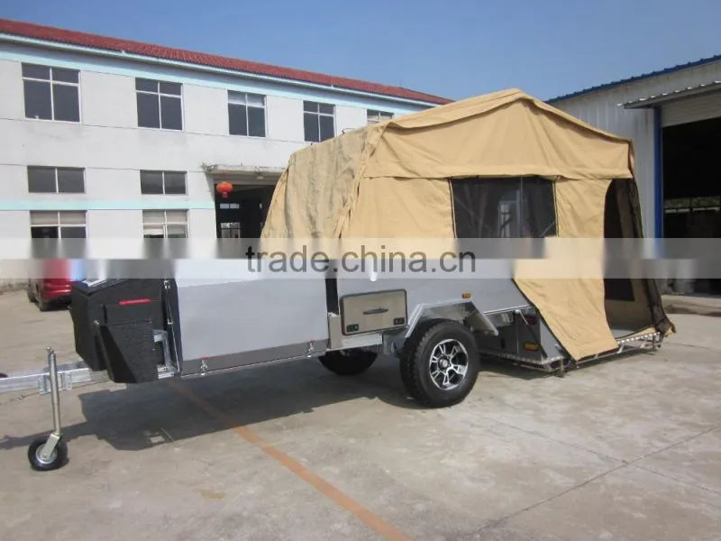 2017 hot sale off road travel trailer tent trailer camper trailer