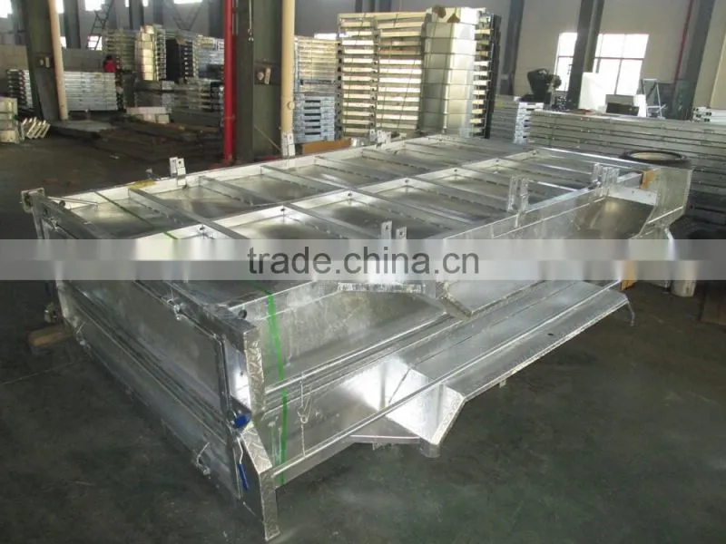 8x5ft Hot Dipped Galvanized Fully Welded Heavy Duty Tandem Trailer