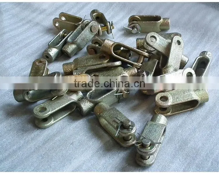 Push Pull Cable End Fittings U Fork Q235 zinc plating