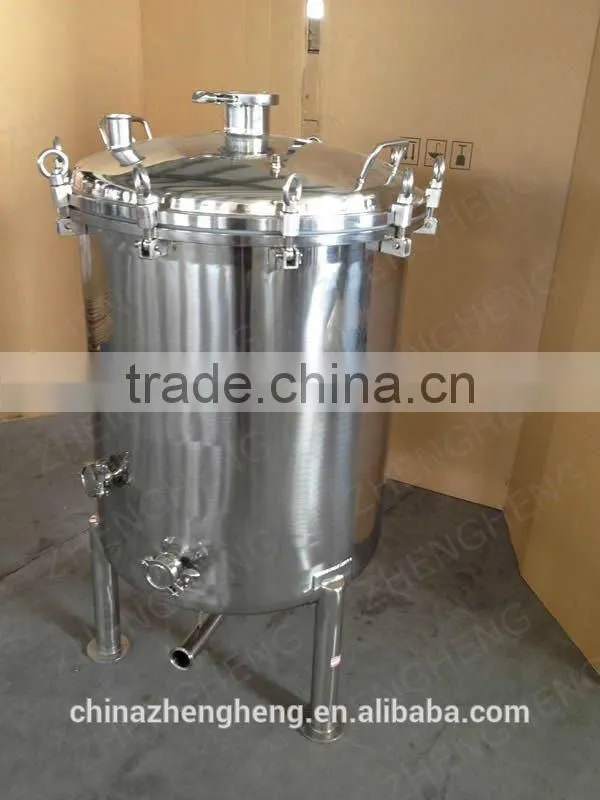 7BBL Stainless Steel Brite Tank with manhole