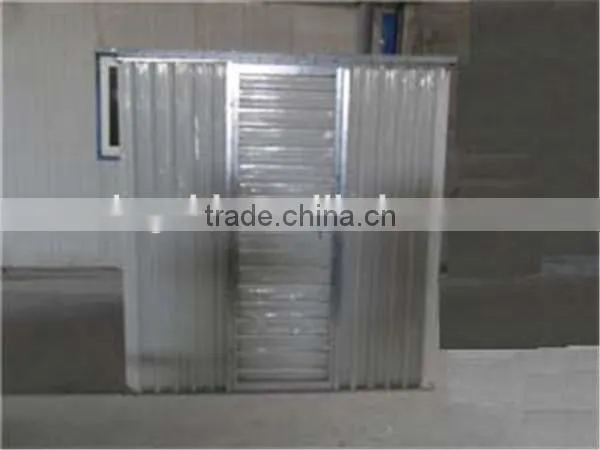 small metal building kit as garden shed/storage shed