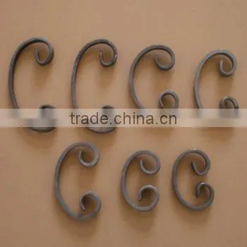 wrought iron scrolls