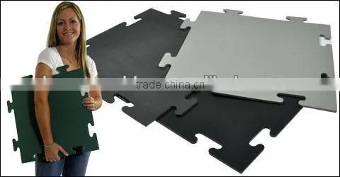 Interlocking gym tiles