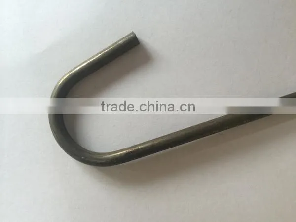 Custom spring steel wire form /bending hook power coating hook