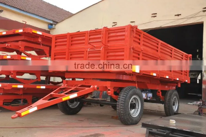 8ton farm tractor European type trailer