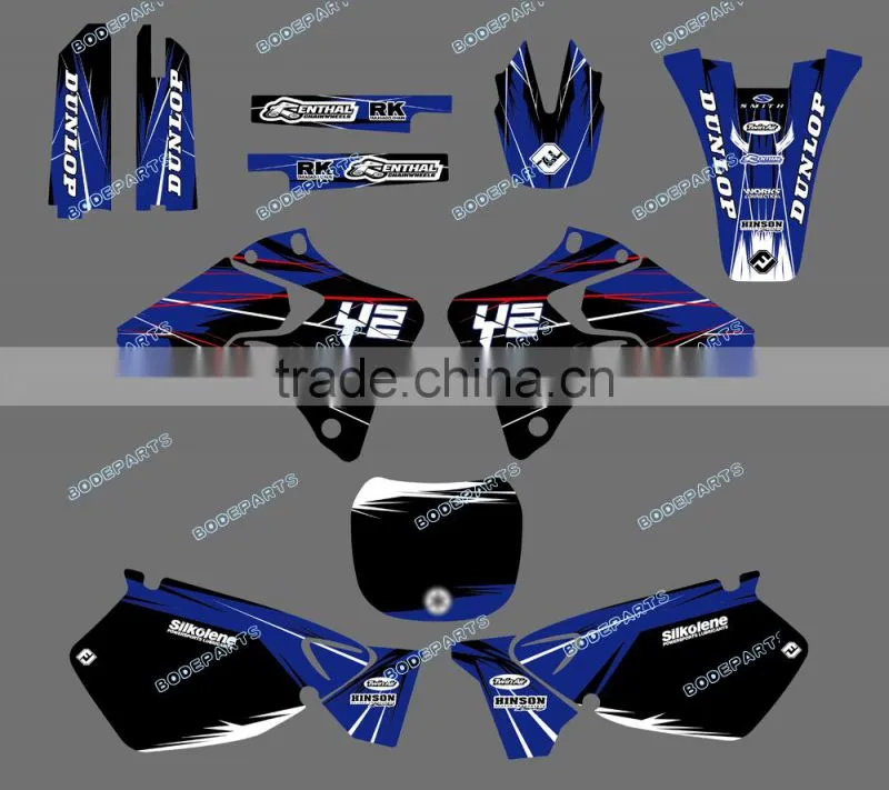 New Style TEAM GRAPHICS&BACKGROUNDS DECALS STICKERS Kits for YAMAHA YZ125 YZ250 1996-2001DST0022