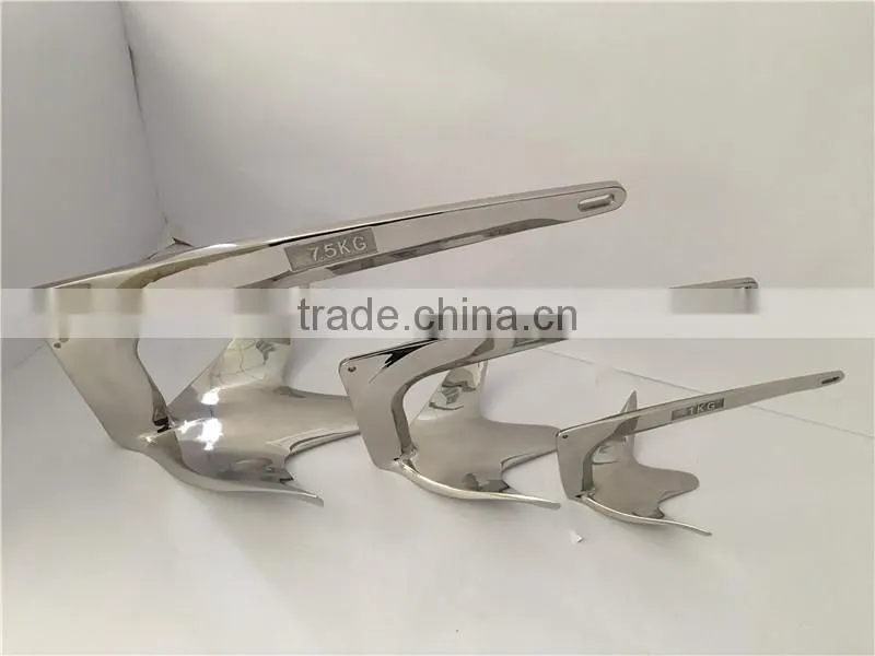 Stainless steel investment casting A Bruce anchor