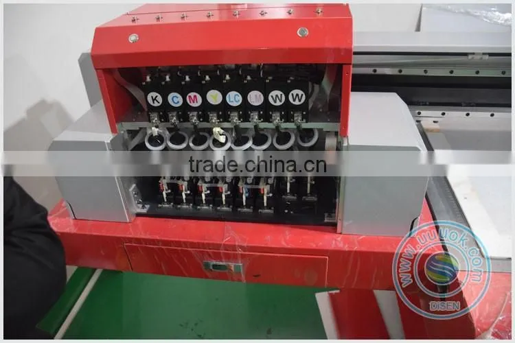 Large format industrial multifunction 4+2 dongzhi shower nozzle uv inkjet printer