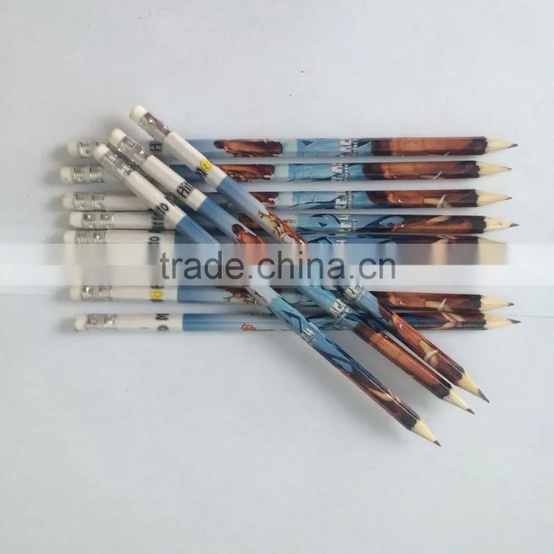 High quality popular eco-friendly natural HB wood pencil for school kids