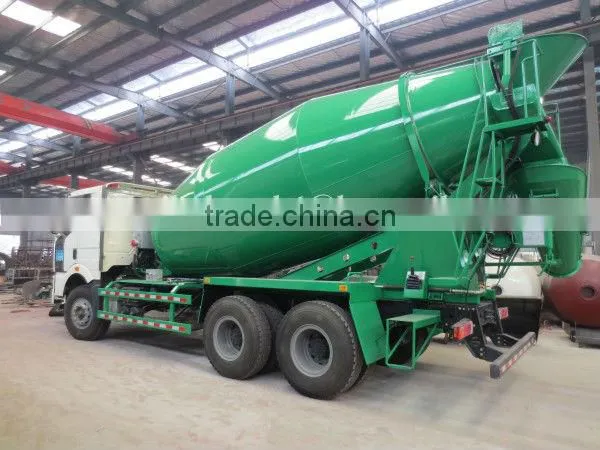 8m3-14m3 355hp FAW 6*4 Concrete Mixing Transport Truck