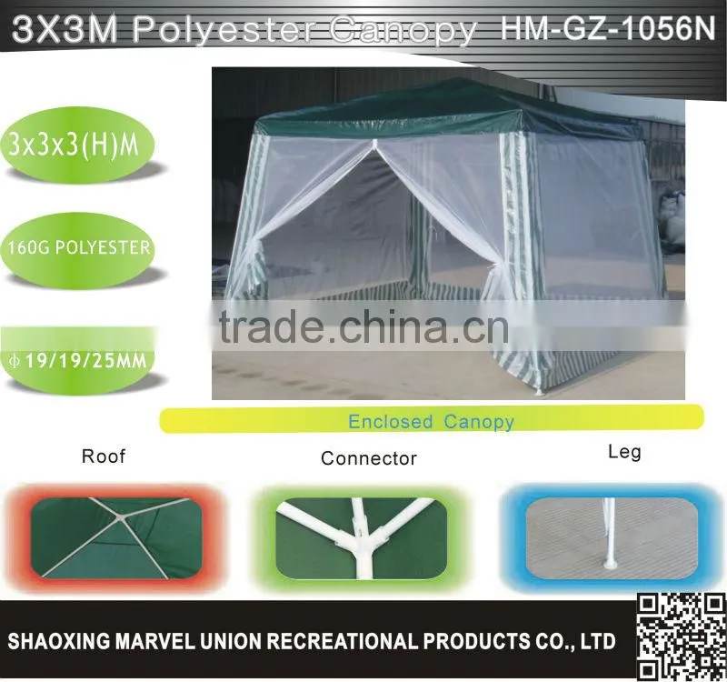 Portable Green Screen Gazebo with mosquito net