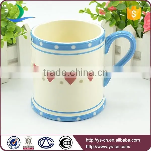 2015 China wholesale ceramic mugs With Loving Heart Design