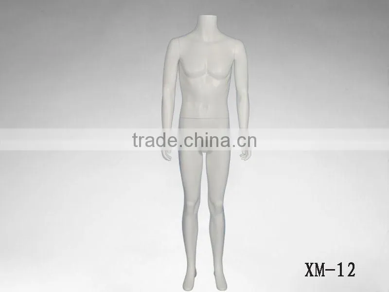 Factory price virtual headless display male mannequin with shoes