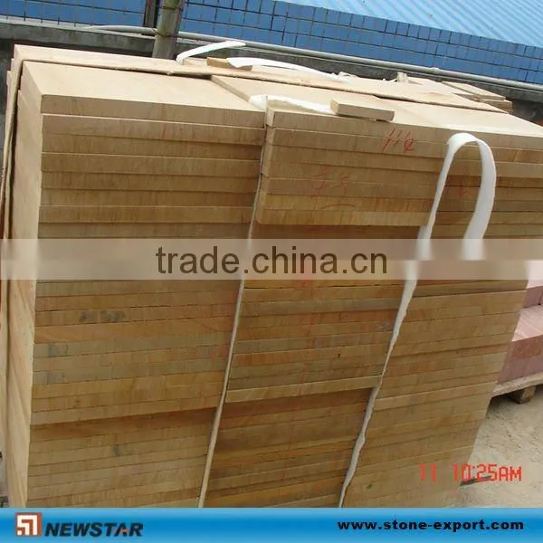 sand blast natural yellow sand stone