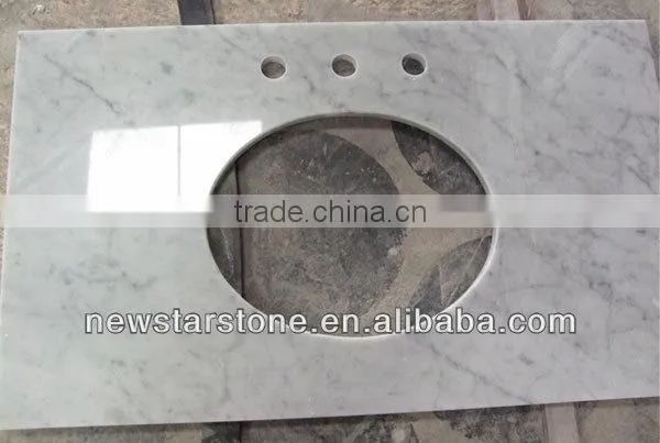 Newstar bianco carrara marble vanity top