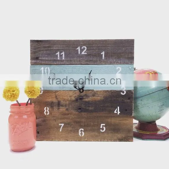 Wooden Vintage Painting Wall Clock
