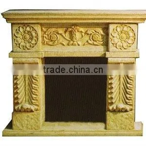 2012 hot sale Modern design fireplace(sandstone)