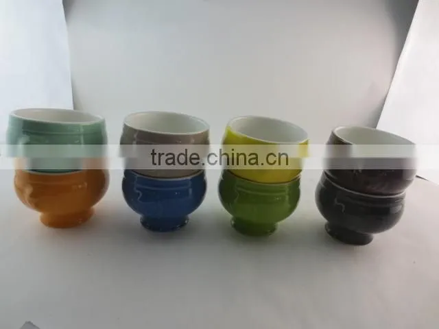 porcelain bowl,colorful porcelain type lion head bowls