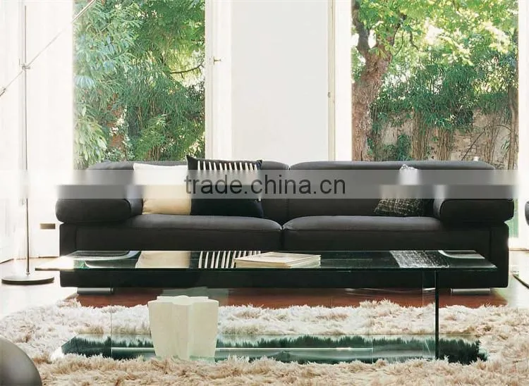 European style Italian split leather sectional sofa home sofa