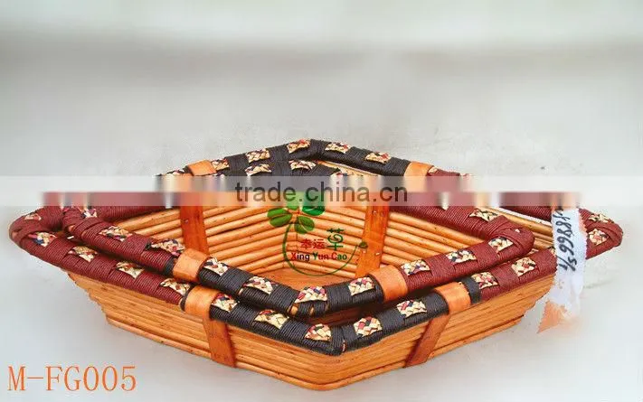 willow handmade disposable white wicker tray