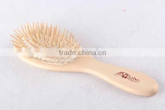 82 holes wooden comb/message hair brush