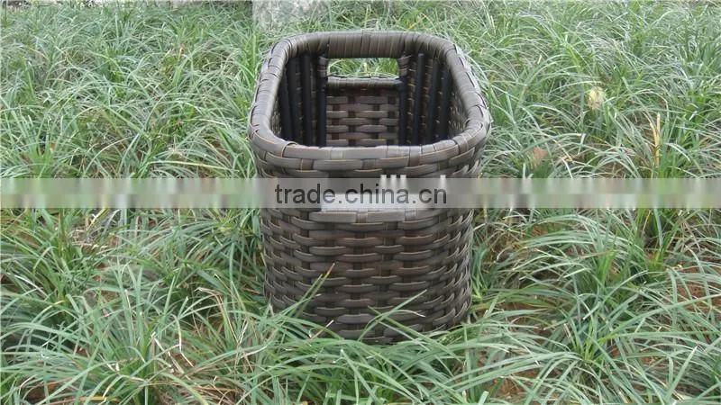 Aluminum Outdoor Furniture Waterproof Rattan Basket Storage Boxs