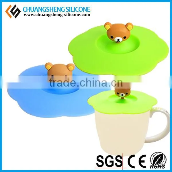 FDA grade silicone tea cup cover