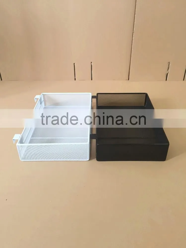 2016 wholesale pop-up white metal cosmetic display shelf