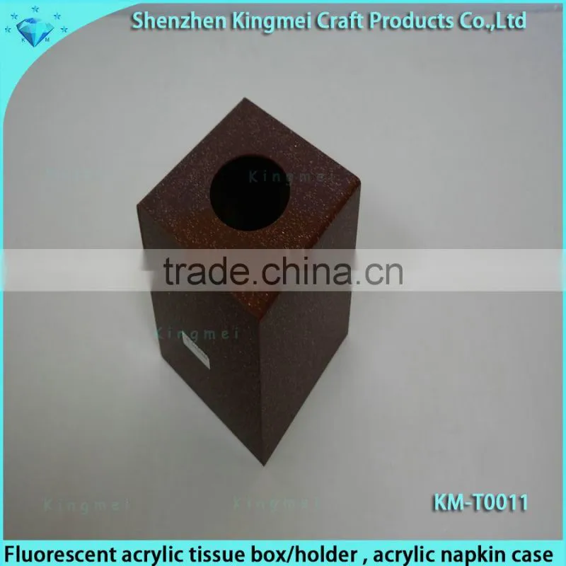 Fluorescent special acrylic square tissue box