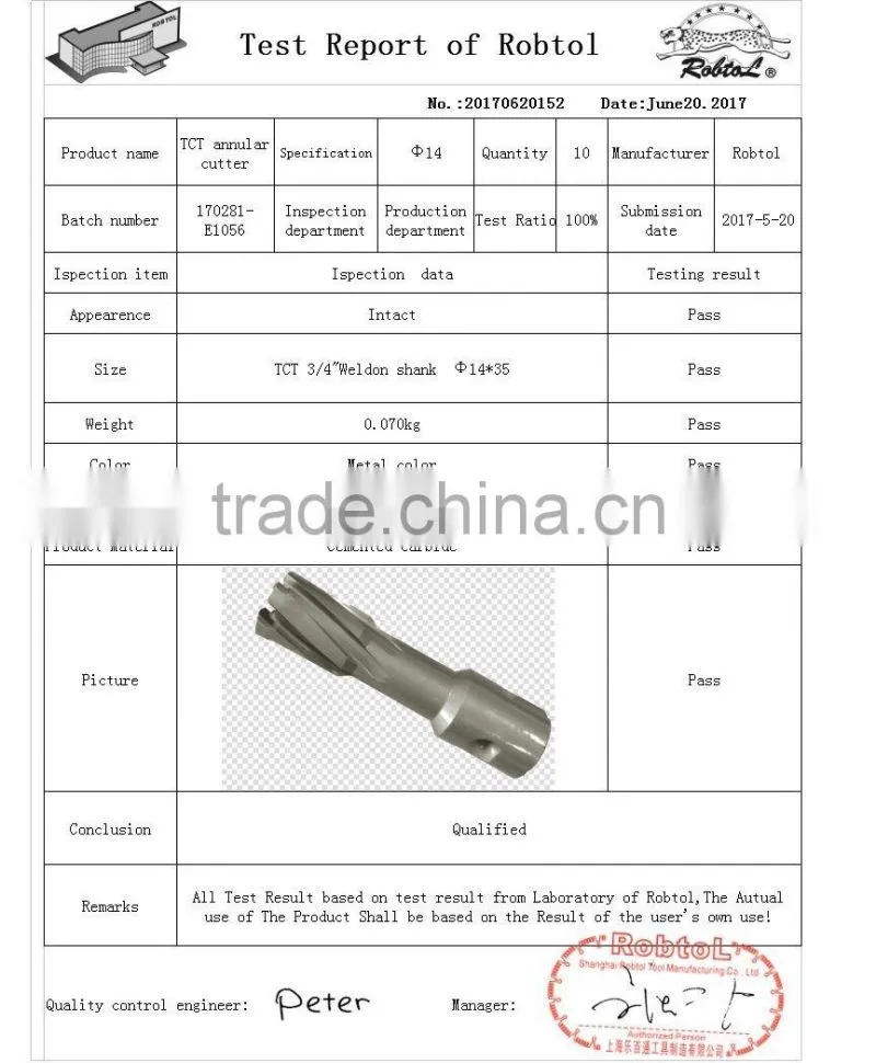 14MM annular cutter HSS TCT carbide tipped magnetic drill set kit broach bits weldon shank