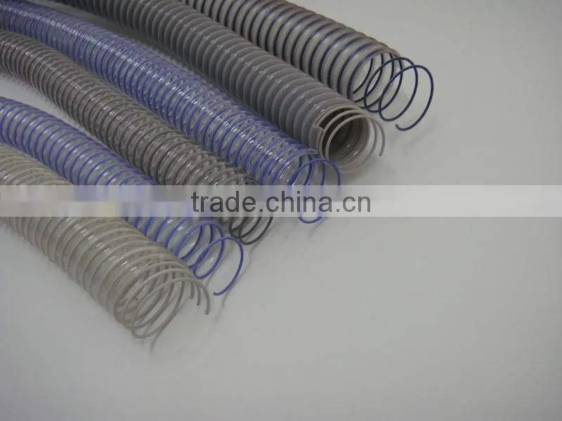jiangsu wuxi pvc steel wire spring water hose