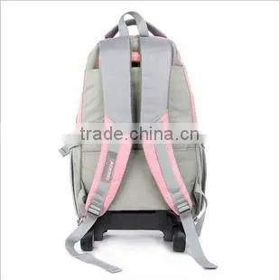 Large capacity trolley bag for middle school students with polyester