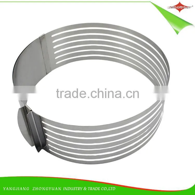 ZY-F1395 popular stainless steel cake layer cake ring cake slicer