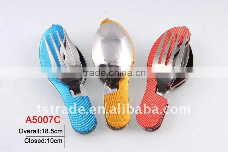 2014 new Picnic multi outdoor tableware barbecue tool Set(K121B )