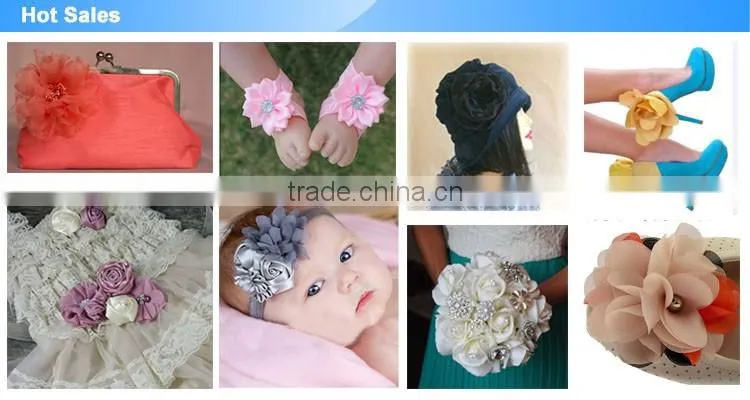 2016 Top fashion flower printed rhinestone around pearl button