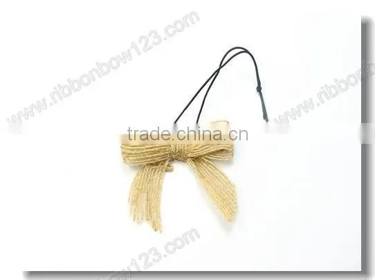 2014 new fashion Jute burlap ribbon embroidery