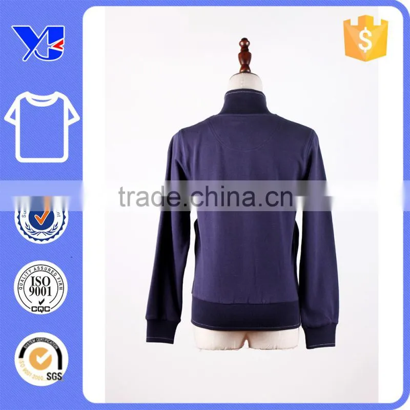 Fleece textile foil printing polo neckline cozy sport coat