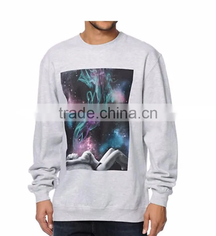 OEM Printing Cotton Cheap Custom Sublimation Crew Neck Sweatshirt