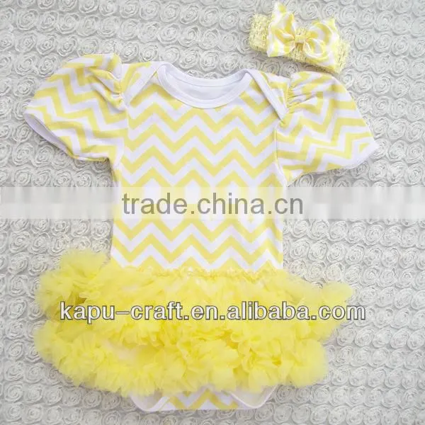 New Arrival quatrefoil cotton bodysuit with skirt