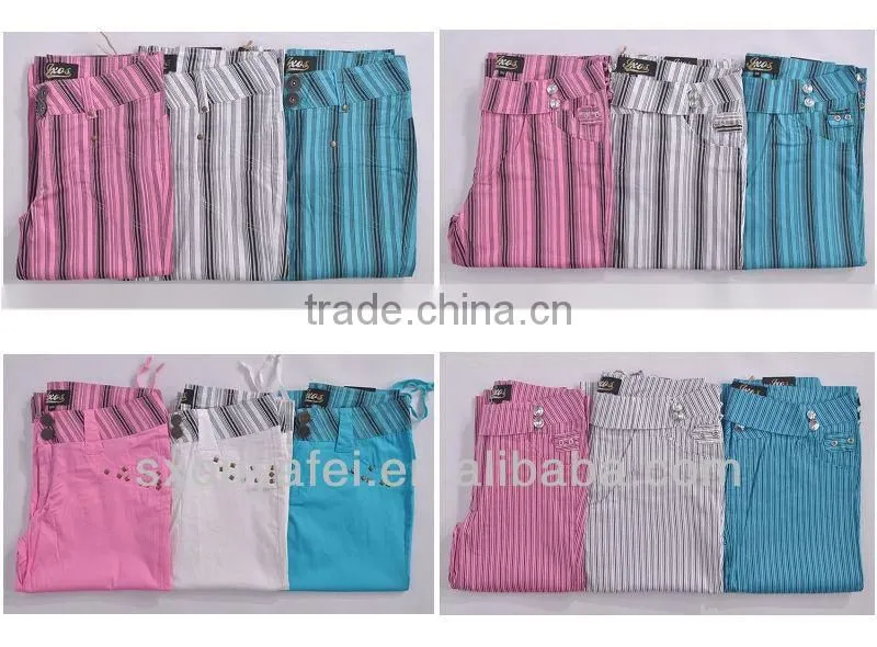 ladies casual clothes 2014 summer woman trousers cargo trousers