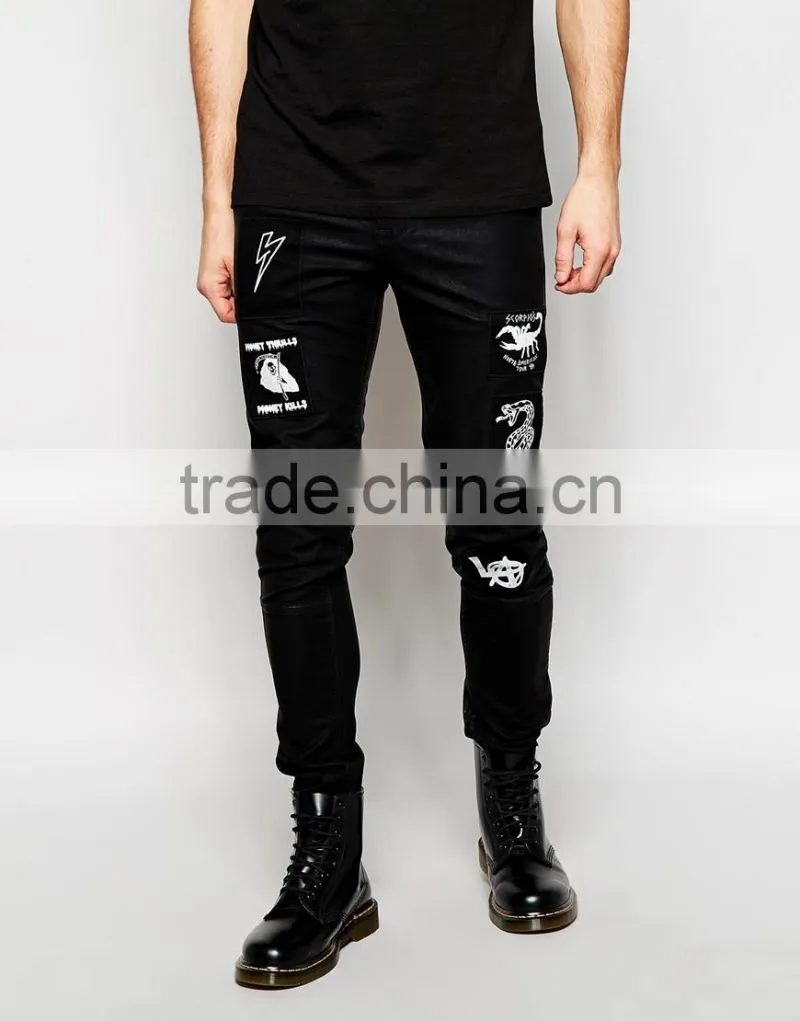 OEM factory wholesale men latest design jeans pants