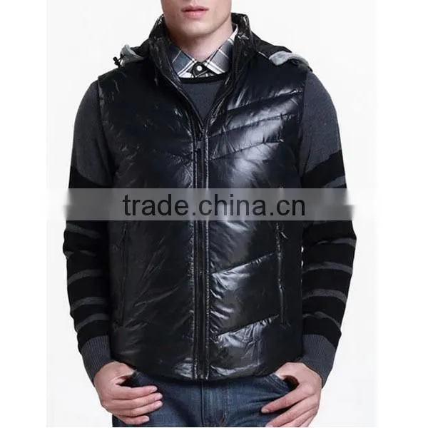 2015 Wholesale Man's Spring Thin Short Down Vest
