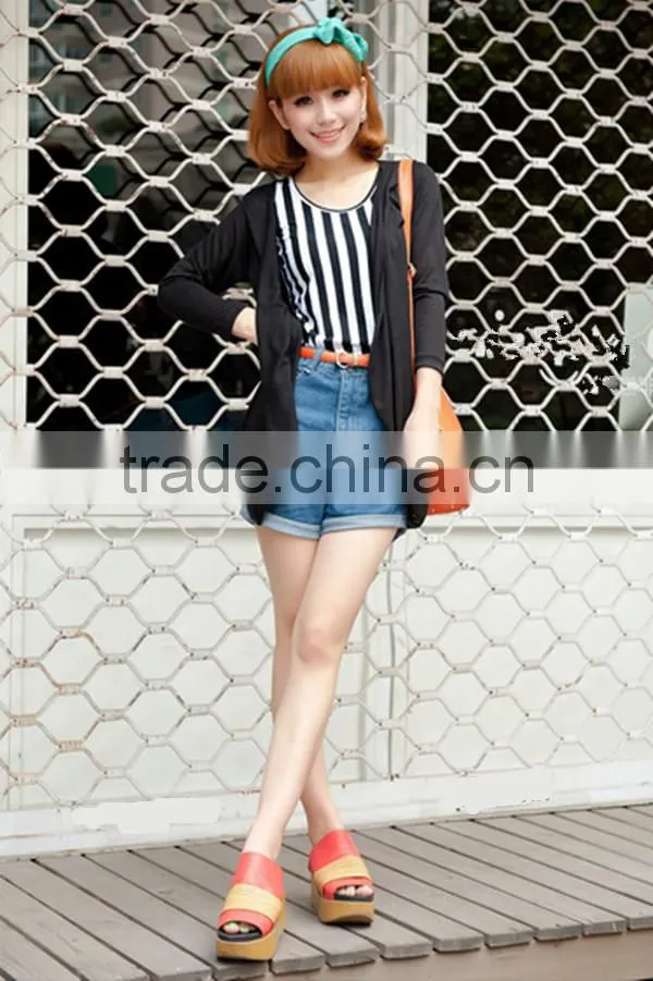 Korea sex long sleeve without button Sun protection clothing breathable summer thin women chiffon